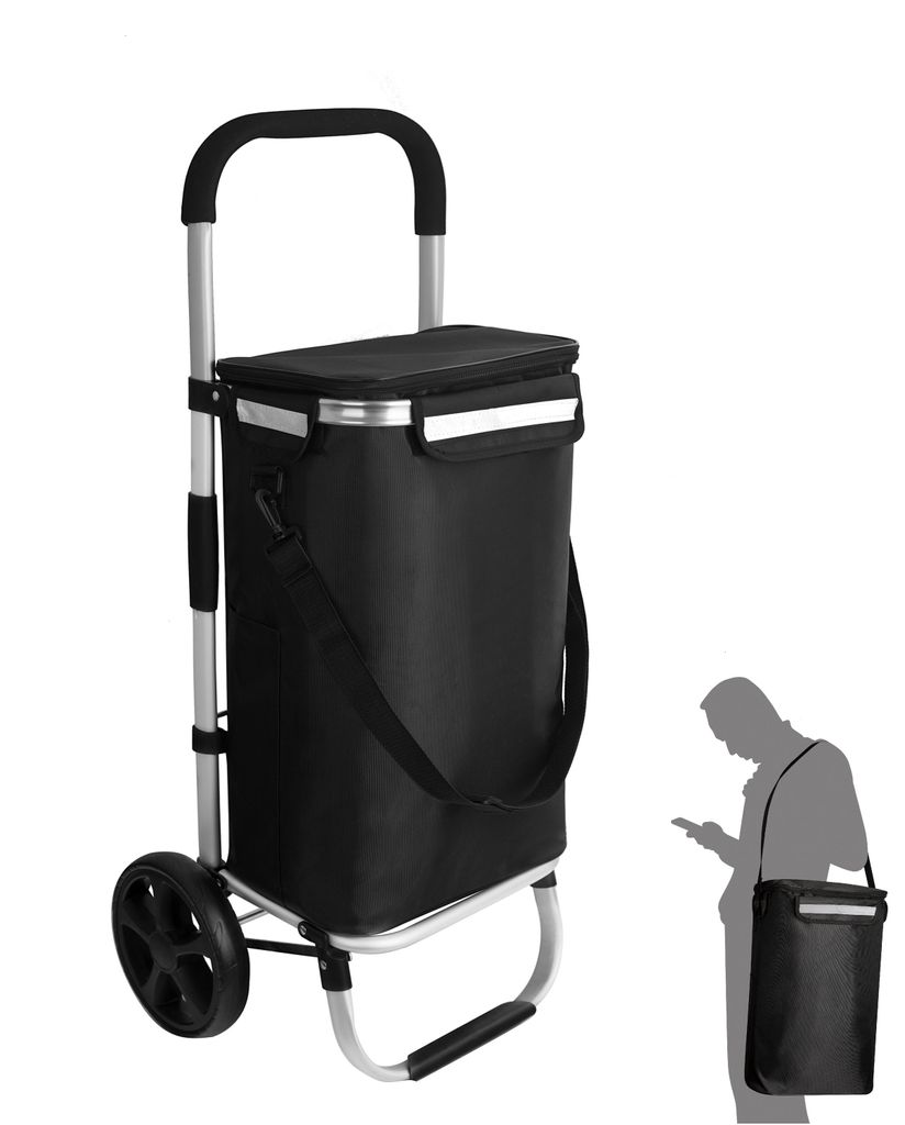 Einkaufstrolley Treppensteiger Einkaufsroller Einkaufswagen Marktroller bis 50kg 