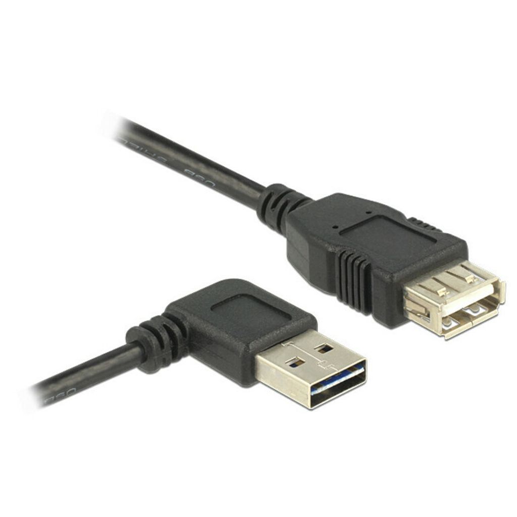 Verlängerungskabel EASY-USB2.0-A gewinkelt 1m, beidseitig verwendbar