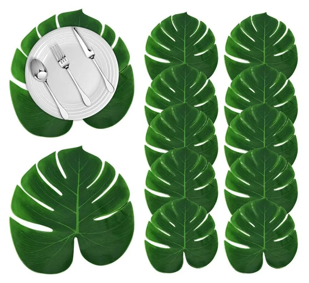 Feuilles Tropicales Artificielles pour Arche de Mariage et Déco Table