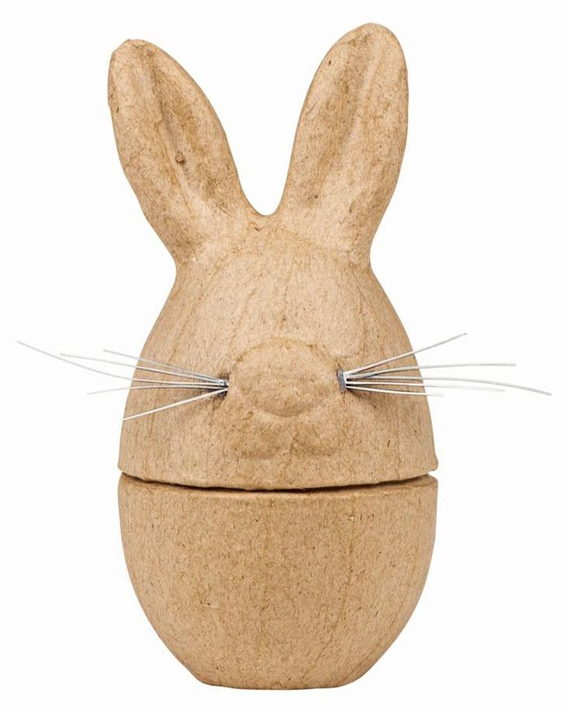 Eierschachtel Hase 6x6x12 cm