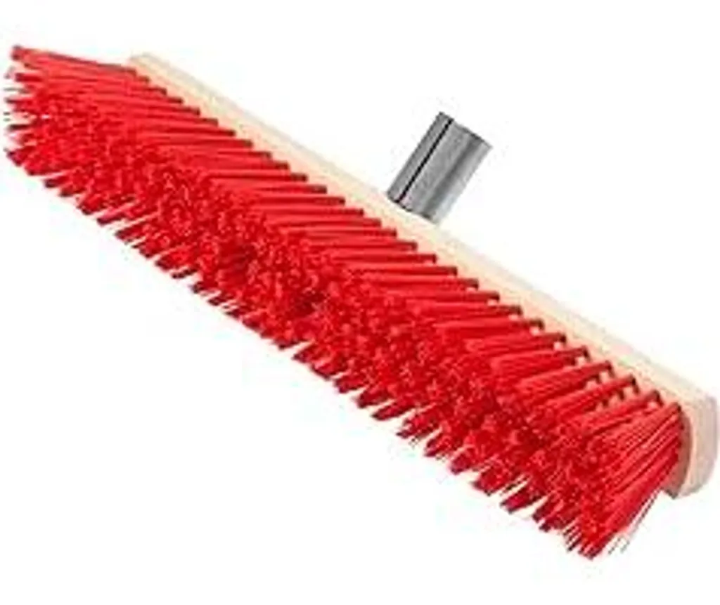 Scopa da Esterni ToM PaR 50 cm Rosso | Miglior Scopa per Garage e Patio