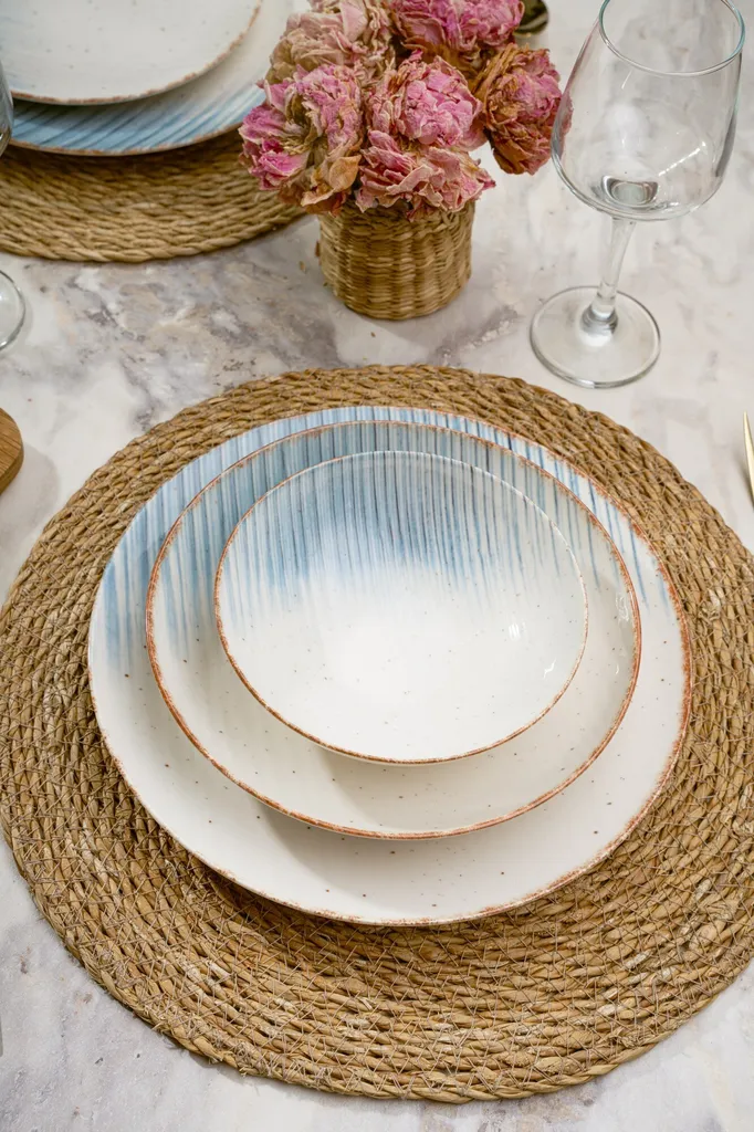 Hermia Concept GBSATN24Y4R319314 Servizio Tavola Porcellana 24pz