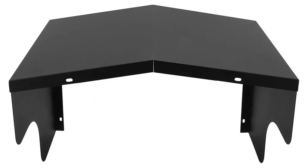 Toit de protection pour borne de recharge EV en acier carbone noir mat - 3