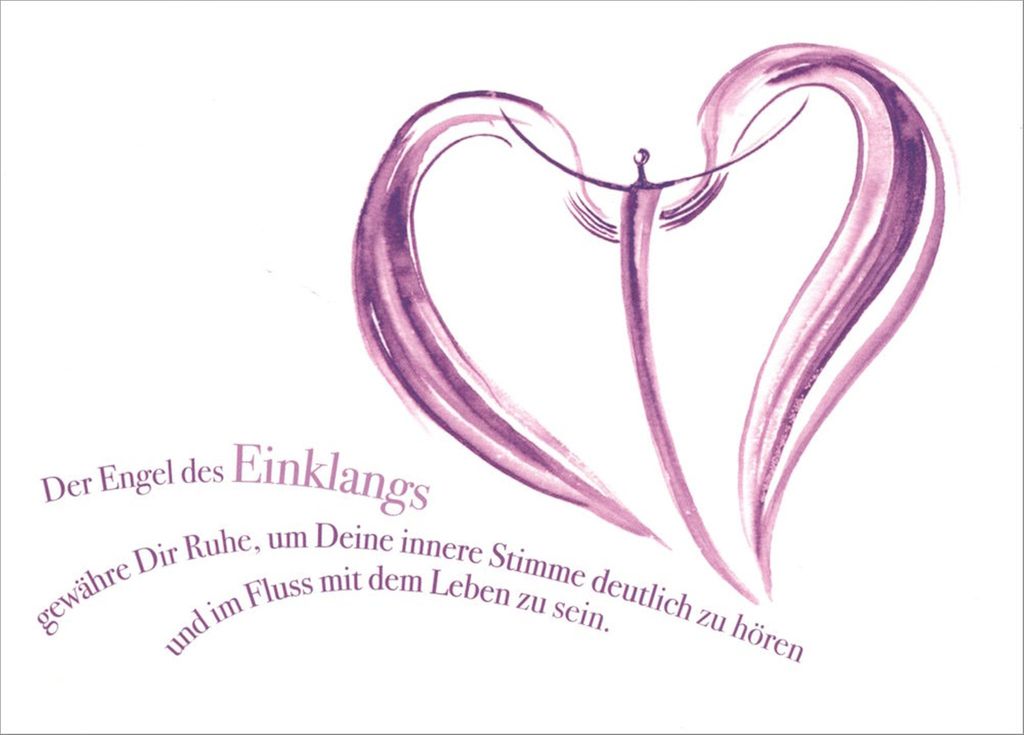 Postkarte "Der Engel des Einklangs"