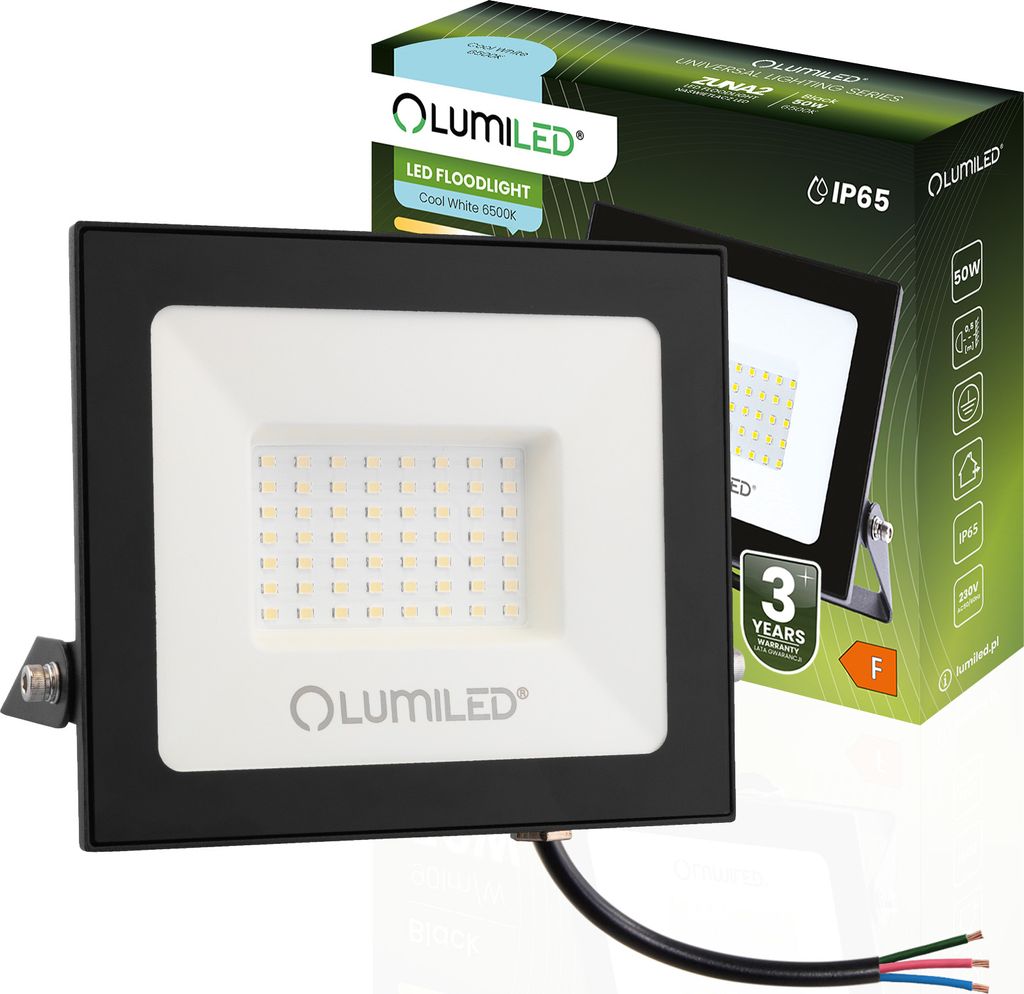 LUMILED LED Strahler 50W Superhell Außenstrahler 4500Lm LED Fluter Strahler für Außen IP65 Wasserdicht 6500K Kaltweiß Scheinwerfer Flutlichter ...