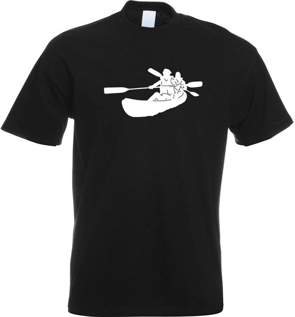 Kiwistar - T-Shirt - schwarz - Kajak - Kanus - Doppelpaddel Herren Funshirt Bedruckt Design Sprüche Spruch Motive - mit Motiv Bedruckt - Funshirt ...