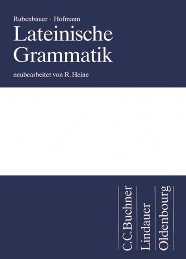 Rubenbauer: Latein. Grammatik Immagine del prodotto 