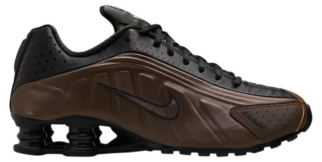 Nike Shox R4 "Off Noir Ironstone" Braun, Größe: 42,5
