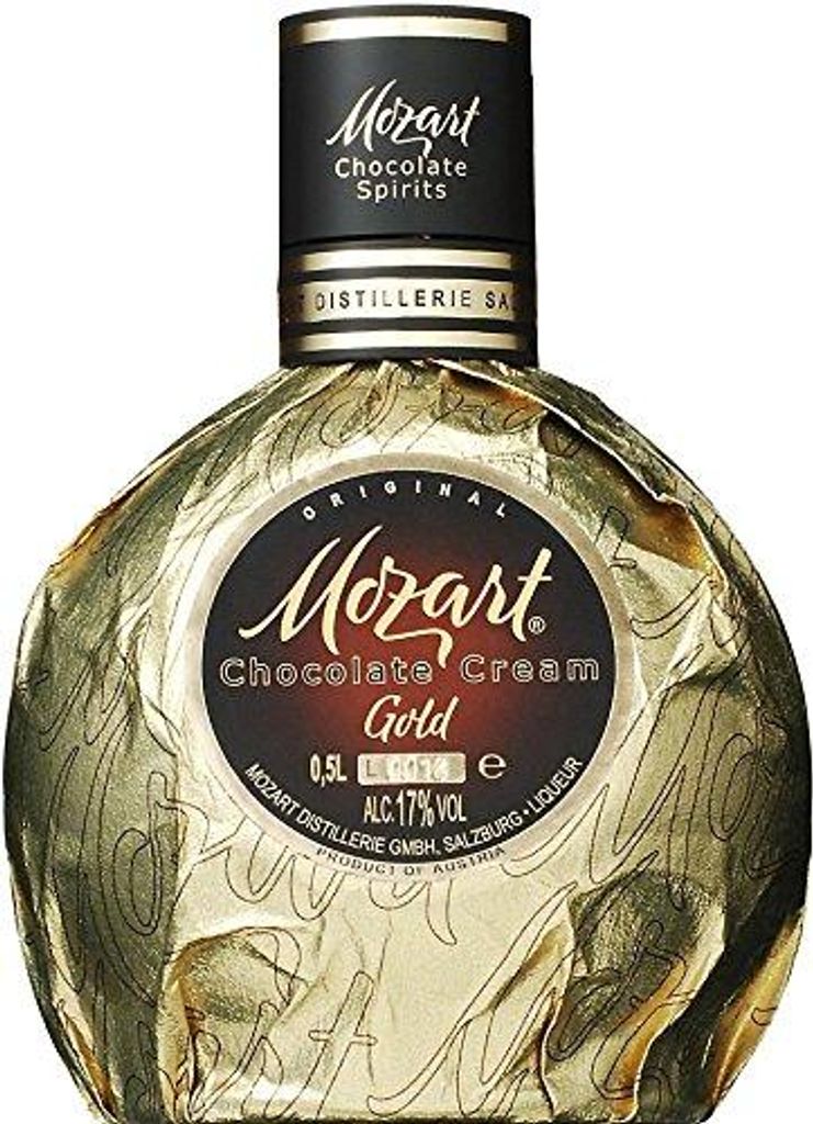 Mozart Chocolate Cream Gold s čokoládou a bourbonskou Obrázek produktu 