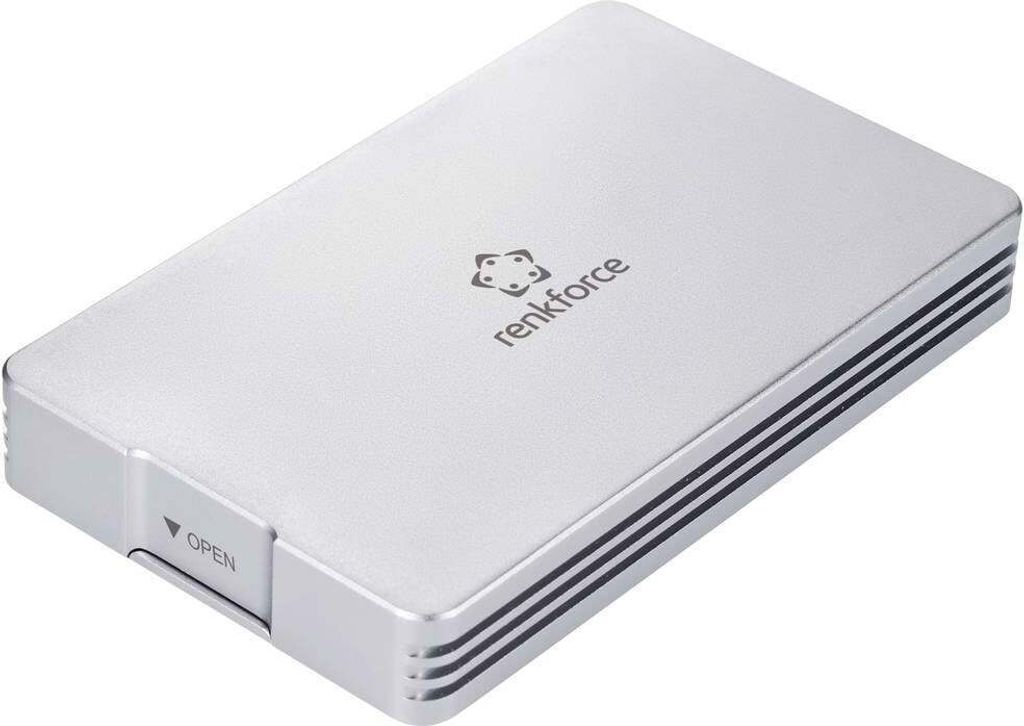 Renkforce RF-5587612 M.2 SSD-Gehäuse USB-C (USB4 ) 40 GBit/s M.2 PCIe NVMe 2280 RF-5587612