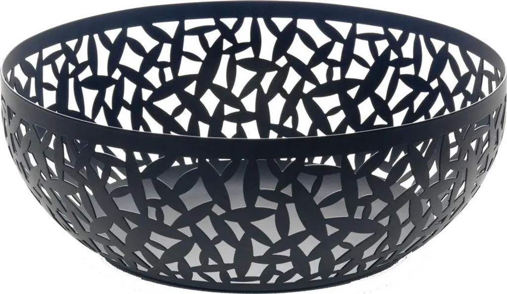 Cesto Frutta Alessi Cactus! Nero MSA04/29 B | Elegante Centrotavola