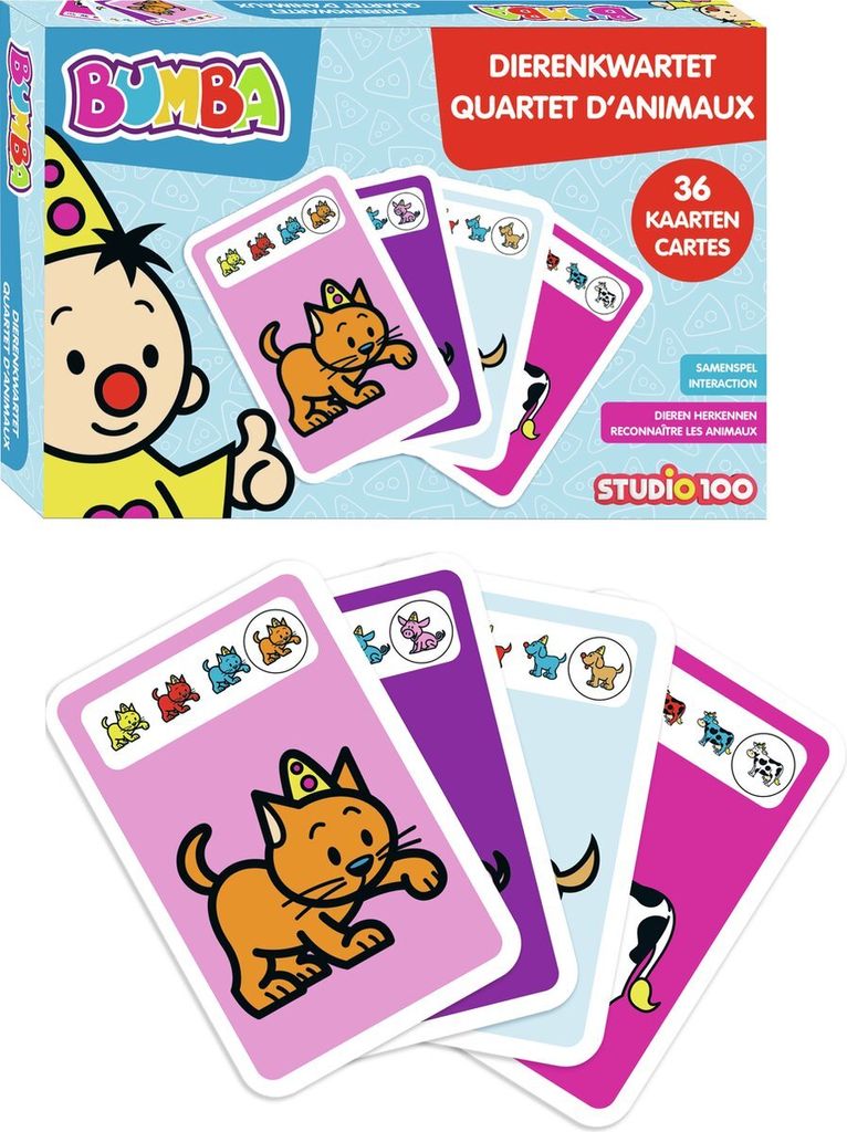 Studio 100 Bumba Animal Quartett