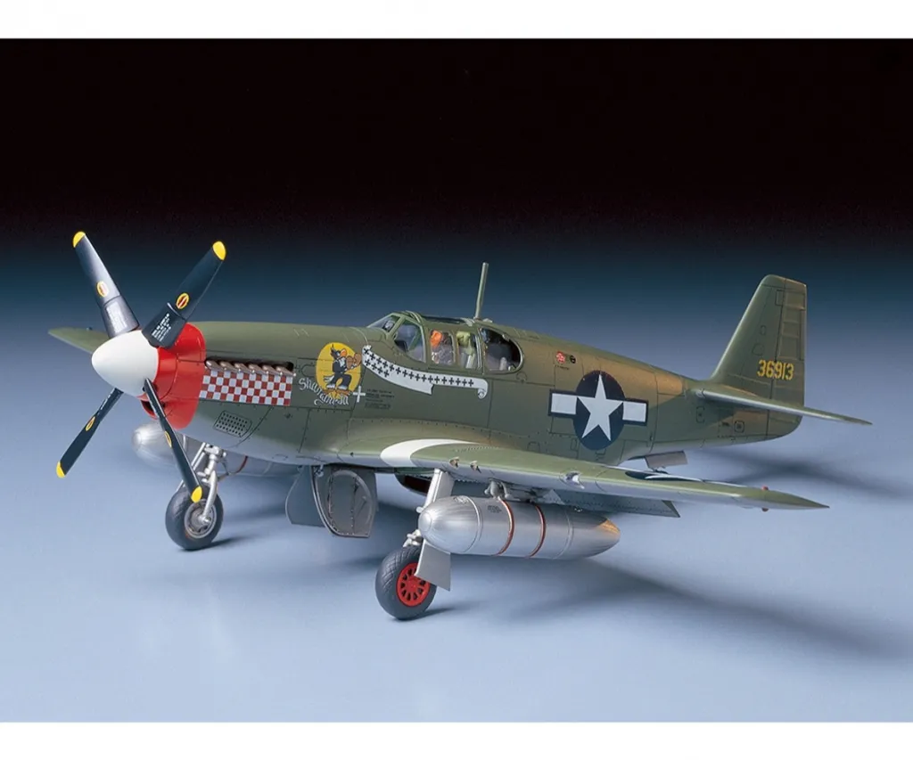 Kit Maquette P-51B Mustang WWII Tamiya 1/48 Montage Facile et Réaliste
