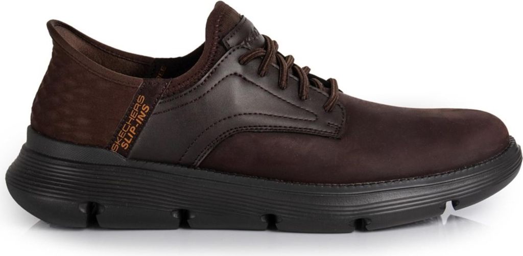 Skechers Slip-ins-Sneaker aus Garza-Leder, Braun 44 EU Produktbild 