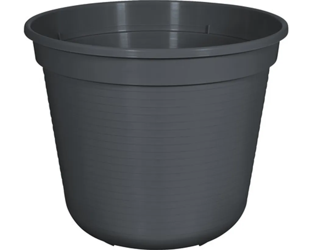 Geli Pot de fleurs STANDARD Anthracite Ø 24 cm en plastique robuste