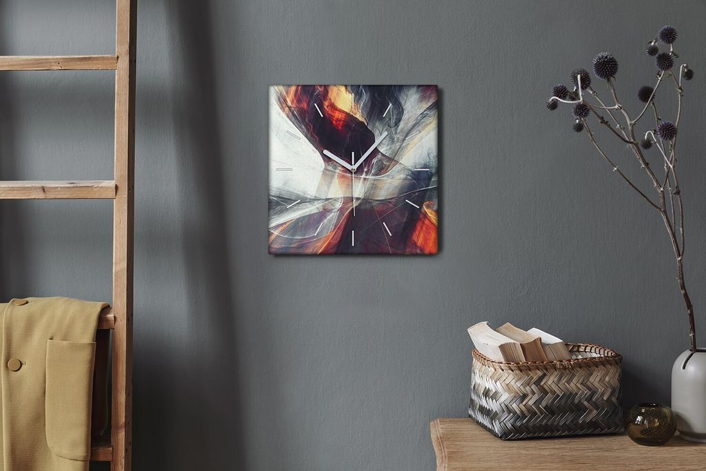 Coloray Hodiny Unikátní 30x30 cm  Tiché hodiny Pro obývací Produktbild 