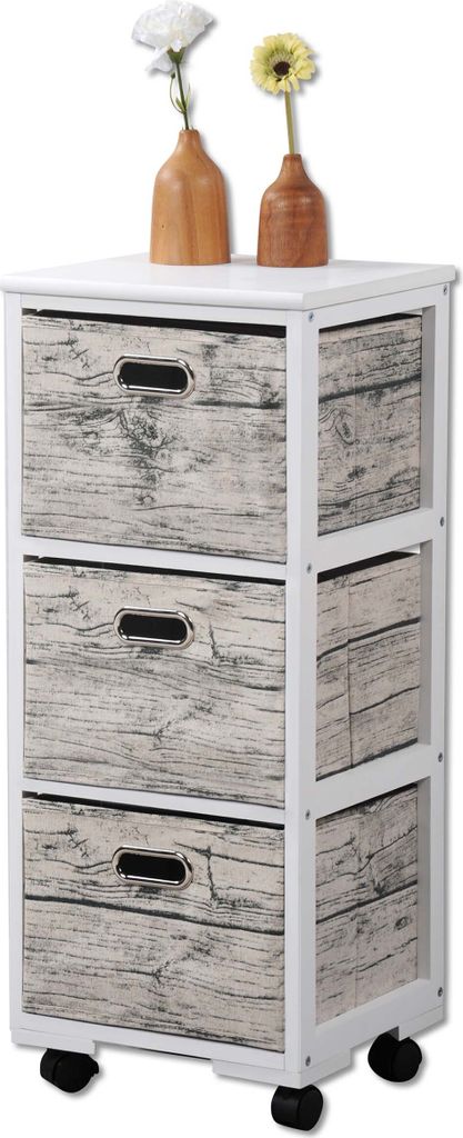 KESPER 14276 Regal mit 3 Boxen, 32 x 31 x 78/82 cm Produktbild 
