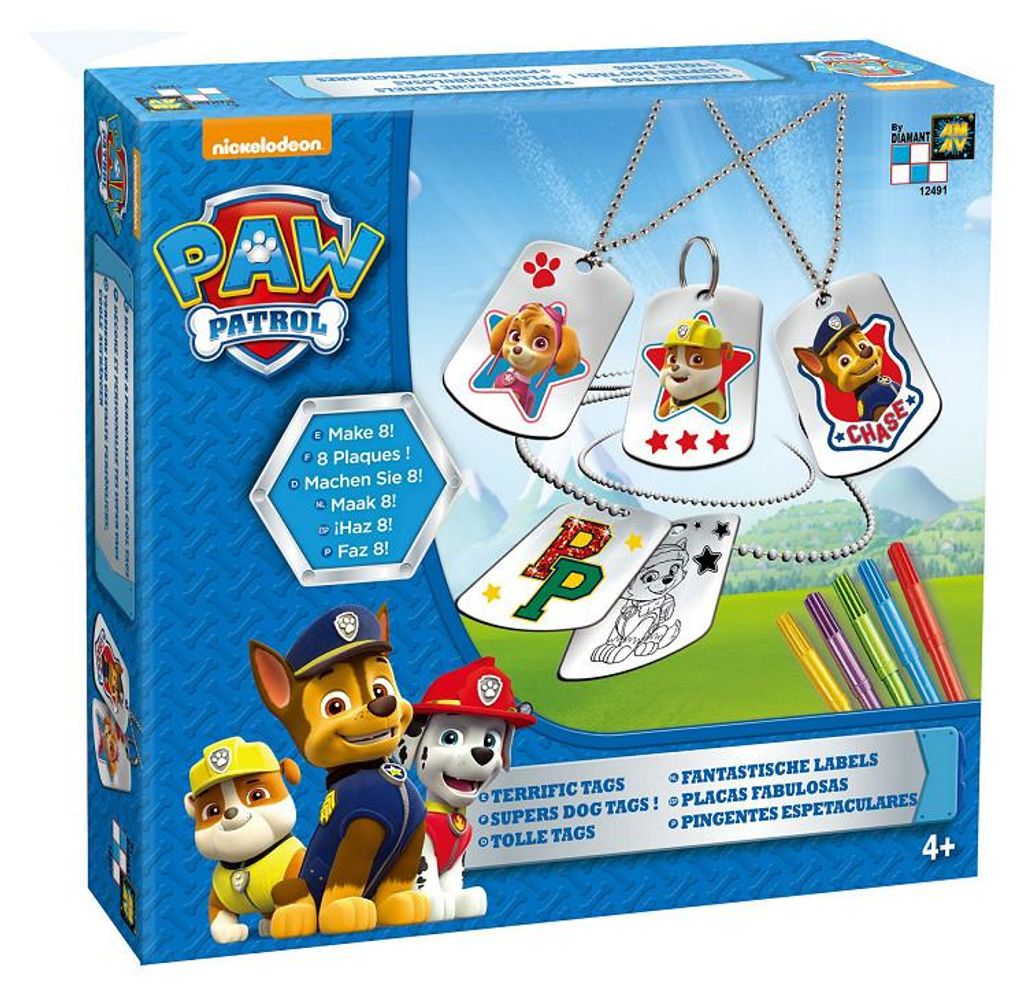 PAW Patrol Fantastische Labels Bastelset - Gestalte deine eigenen Anhänger