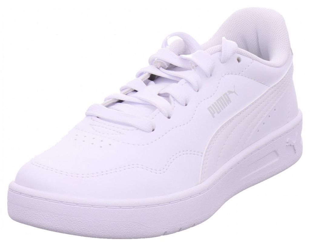 Puma Damen-Sneaker Court Lally Weiß-Hell-Grau, Farbe:weiß, UK Größe:7
