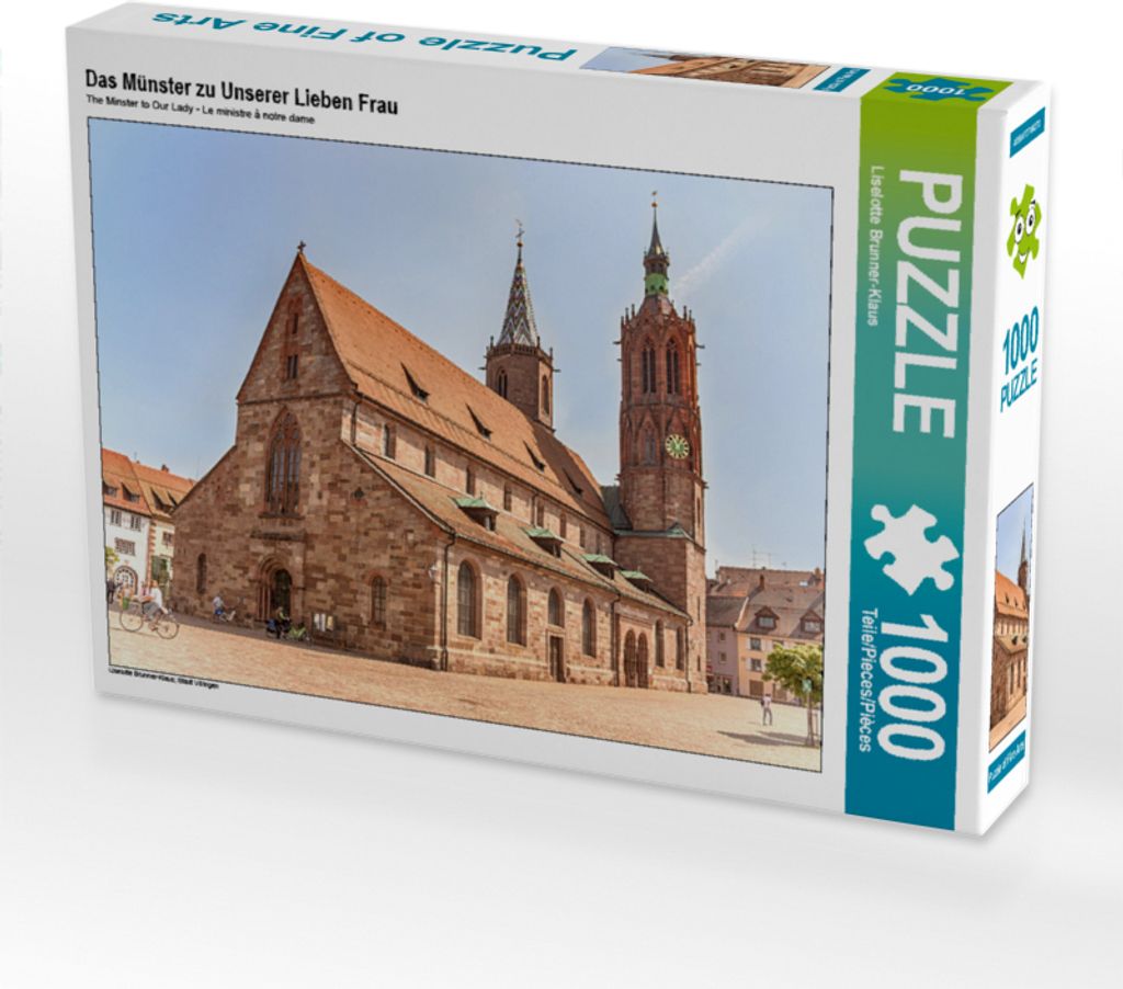 CALVENDO Puzzle Das Münster zu Unserer Lieben Frau | 1000 Teile Lege-Größe 64x48cm Foto-Puzzle für glückliche Stunden