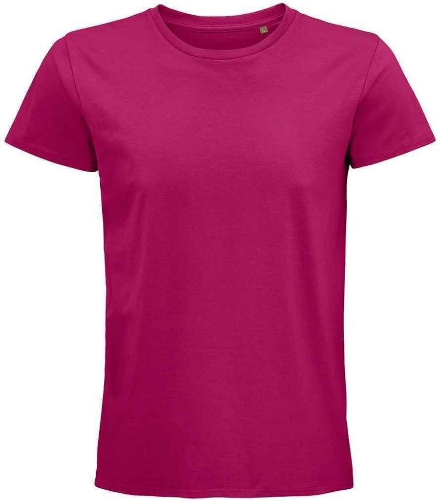 SOLS - "Pioneer" T-Shirt, aus biologischem Anbau für Herren/Damen Uni PC4371 (XS) (Fuchsia)