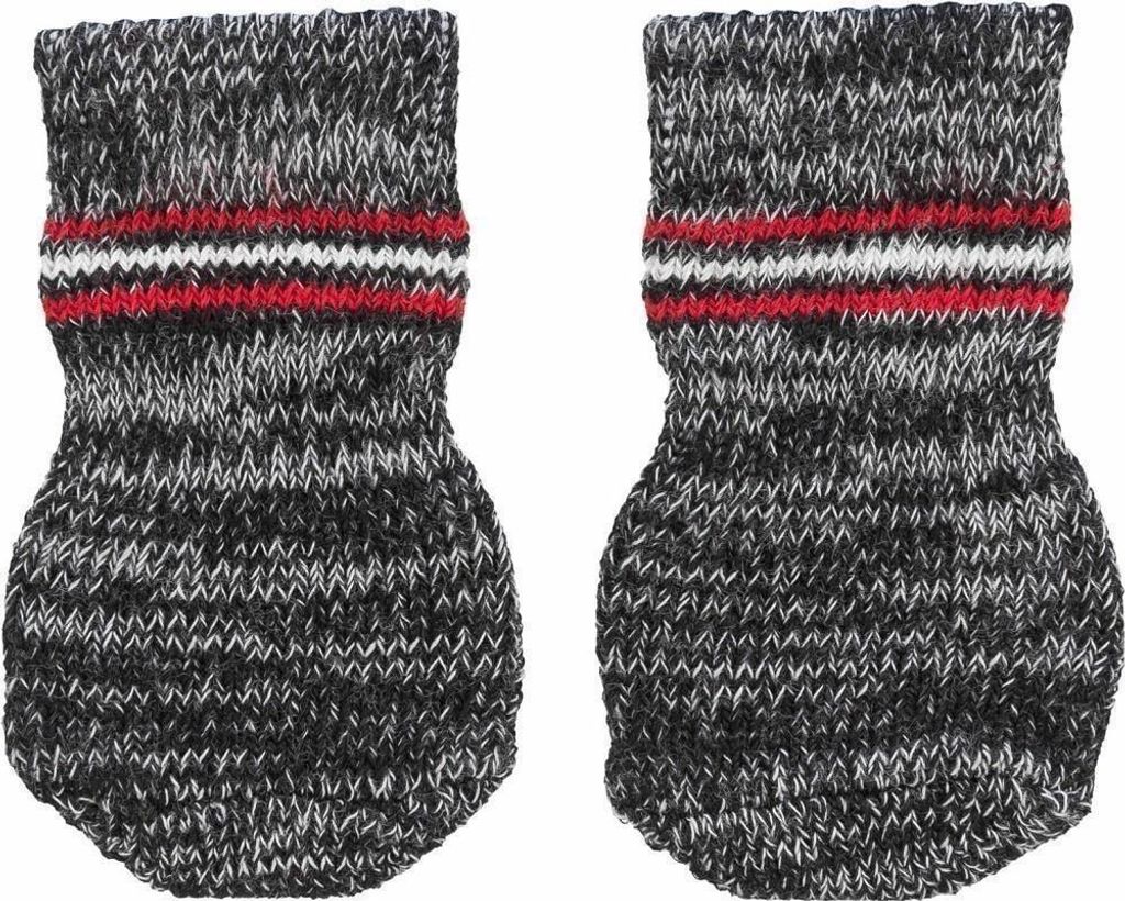 Trixie Hundesocken, Anti-Rutsch grau 2 St. XXS-XS Produktbild 