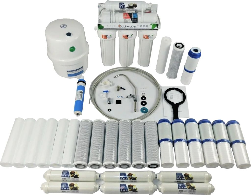 6 Stufen Umkehrosmoseanlage RO Wasserfilter 75 GPD mit Produktbild 1