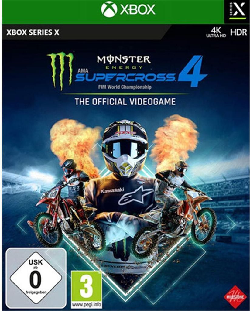 Monster Energy Supercross - The Official Videogame 4 (MS XBox Series X XSRX)