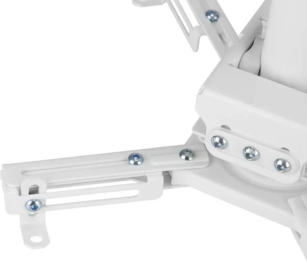 Support vidéoprojecteur blanc extensible 90cm - Fixation plafond stable - 7