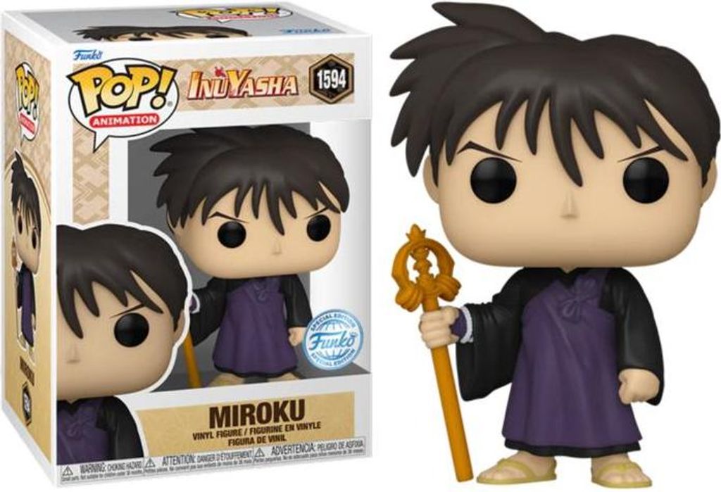 Figúrka Funko POP InuYasha 1594 Miroku Special Edition Obrázok produktu 