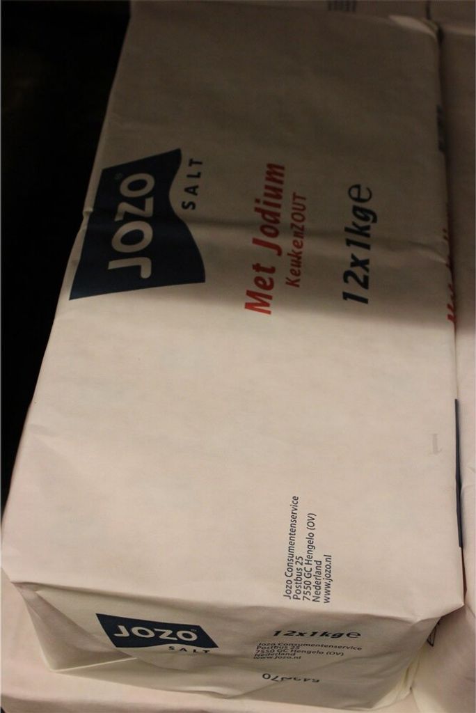 Jozo Keukenzout met Jodium 12 x 1000g Packung (Jodsalz)