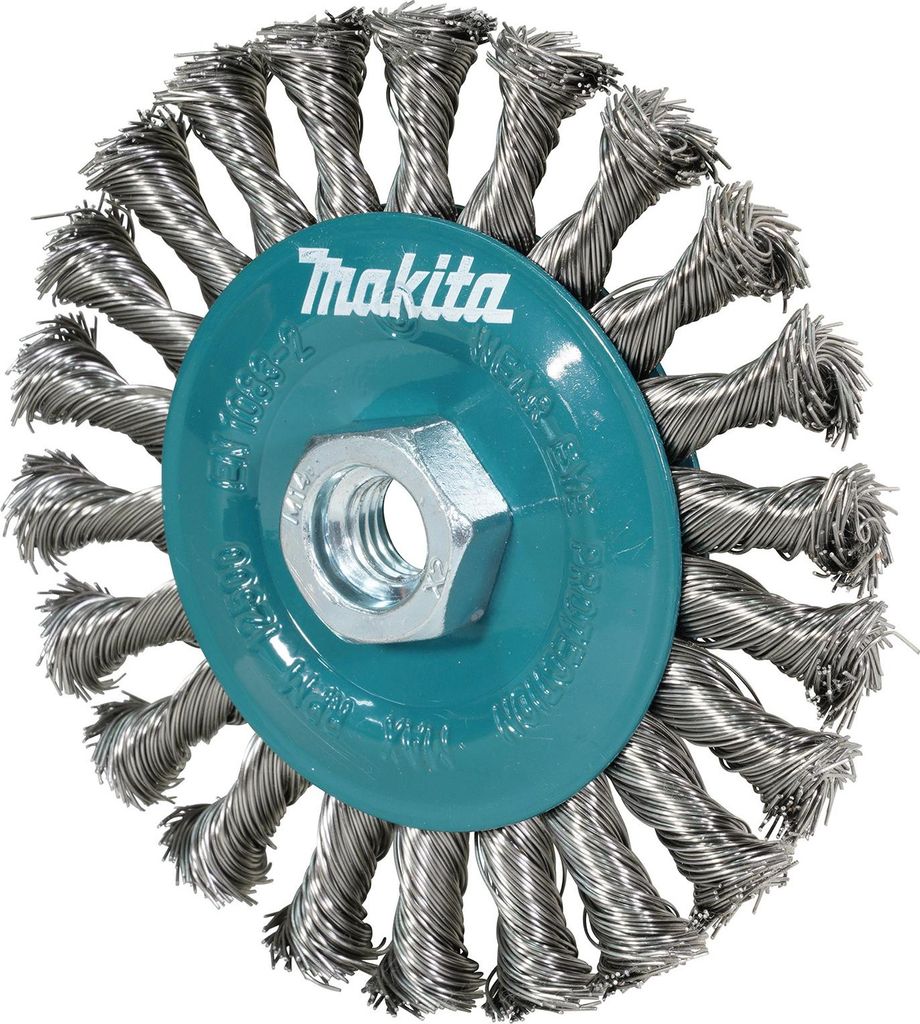 Makita Rundbürste gezopft 125xM14 INOX - D-77540
