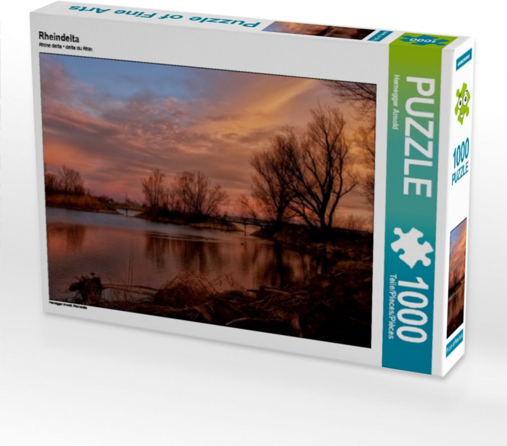 Calvendo Rheindelta 1000 Teile Puzzle quer 640x480mm, Arnold Hernegger; 7343807