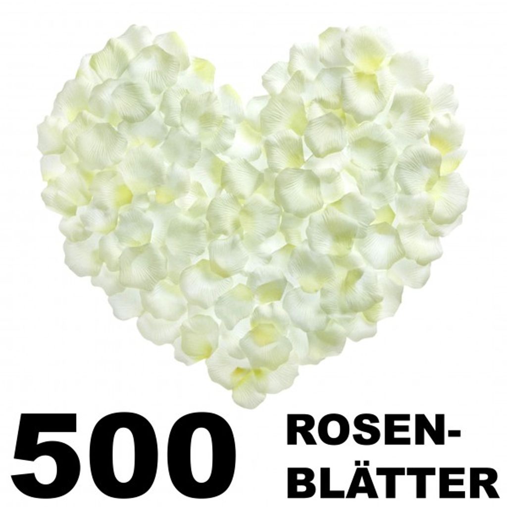 S/O® 500er Pack Rosenblätter Rosenblüten Rot Rosen Blätter Blüten Kunstblumen Se 