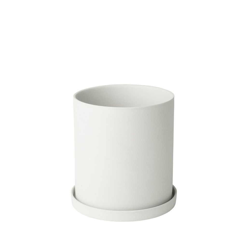 Blomus Kräutertopf L Nona White, Blumentopf, Porzellan, 13.5 cm, 66520