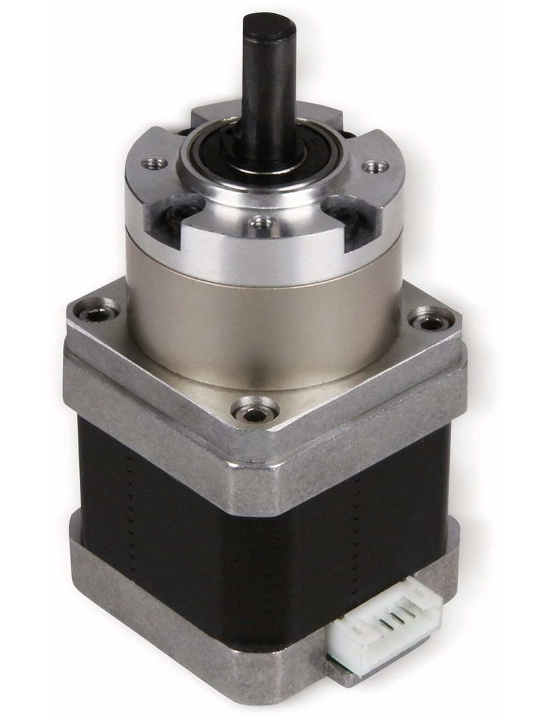 JOY-IT Schrittmotor mit Getriebe 5:1 NEMA17-05GM, 1,8°(Motor), 2 Phasen, 2,8 V, 1,68 Nm
