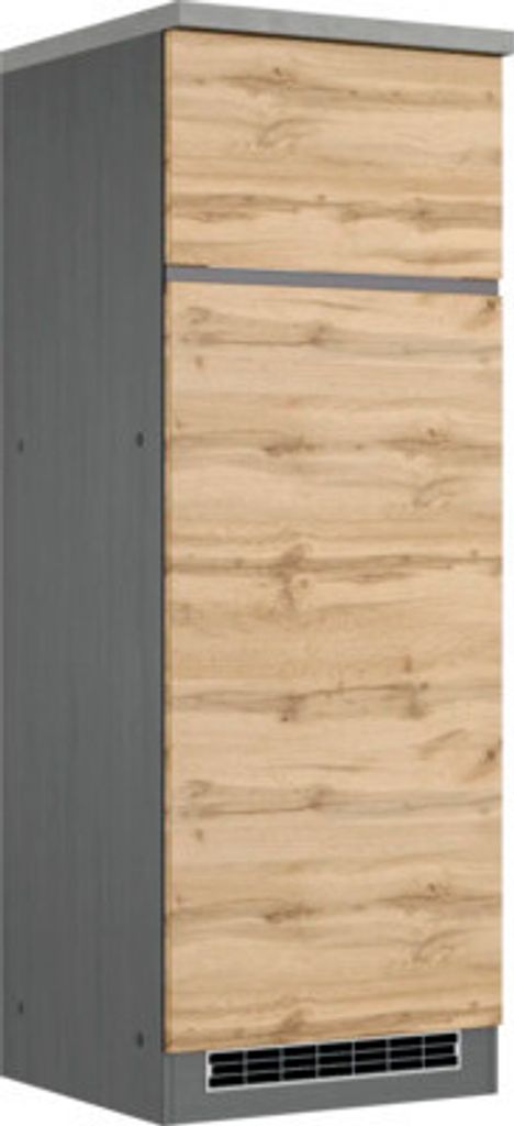 Held Möbel Kühlumbauschrank für 145er Einbaukühlschrank PISA BxTxH 60 x 60 x 166 cm wildeiche matt zerlegt Anschlag reve