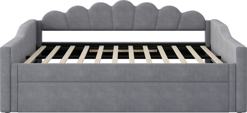 Schlafsofa mit Bettfunktion, LED-Beleuchtung, Lattenrost Produktbild 