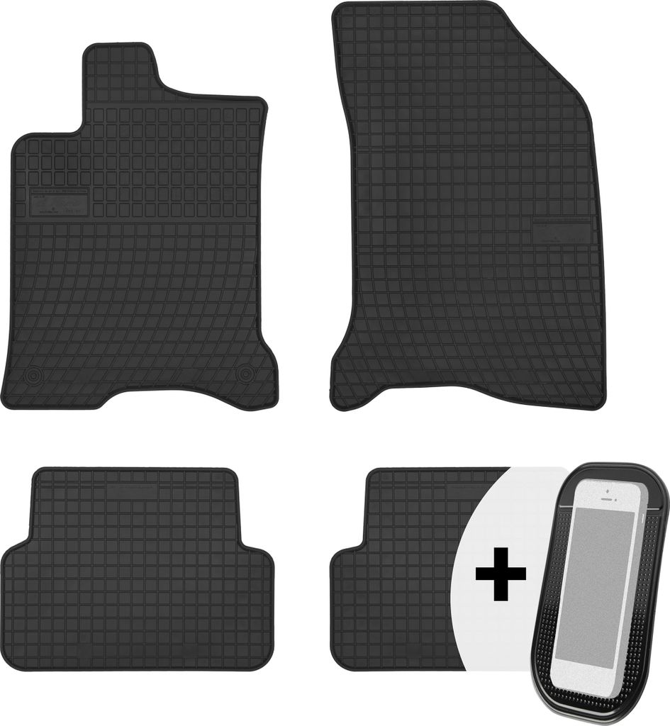 Gummimatten Auto Fußmatten Automatten Passgenau 4-teilig Set - passend für Renault Fluence ab 2010