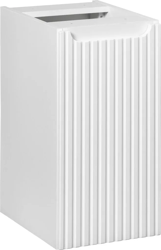 Armoire sous-lavabo Nova Blanche 30cm Design Moderne et Finition Satinée