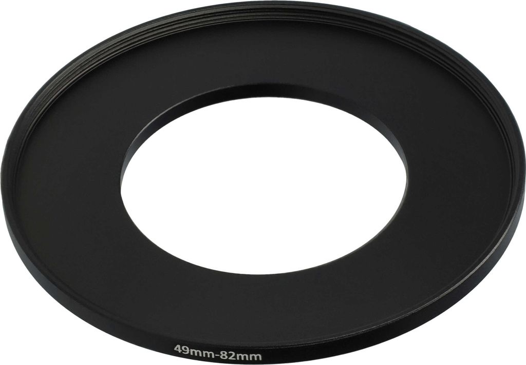 vhbw Step-Up-Ring Adapter 49mm - 82mm für Kamera Objektiv - Produktbild 