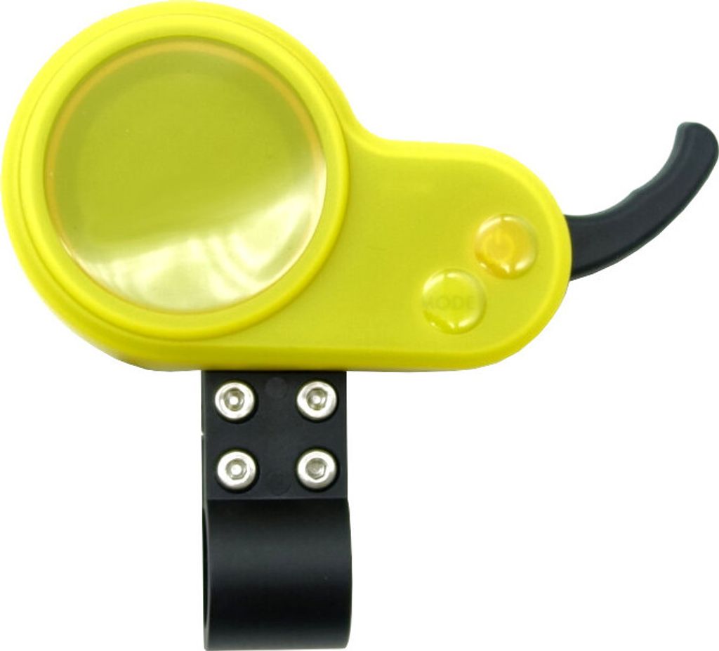 Silikonhülle (Case) für das Display TF-100 für Kugoo M4 / Kugoo M4 PRO E-Scooter - Farbe Gelb