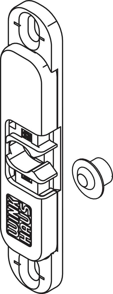Serratura per portafinestra WINKHAUS BK.Z-8 con perno da 8 Immagine del prodotto 