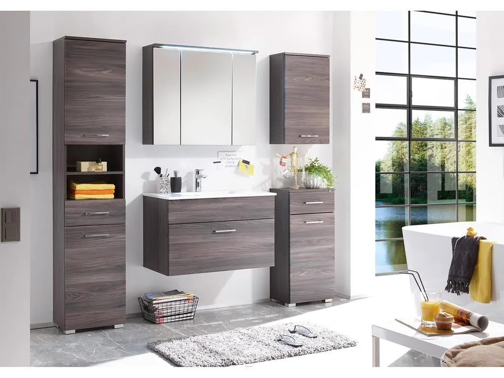 Petit meuble de rangement colonne basse Sofie pour salle de bain