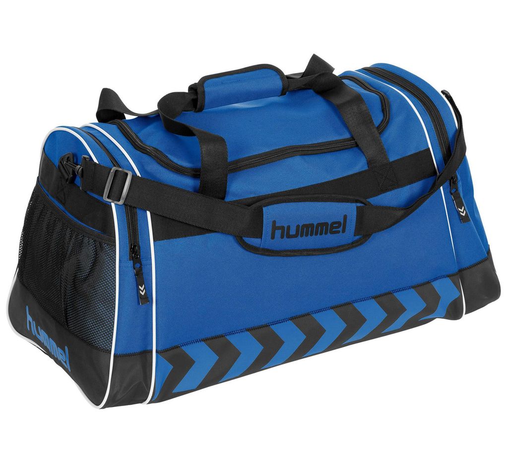 Hummel Luton (L) Sporttasche Mit Seitlichen Nassfächern - Royal / Schwarz | Größe: UNI