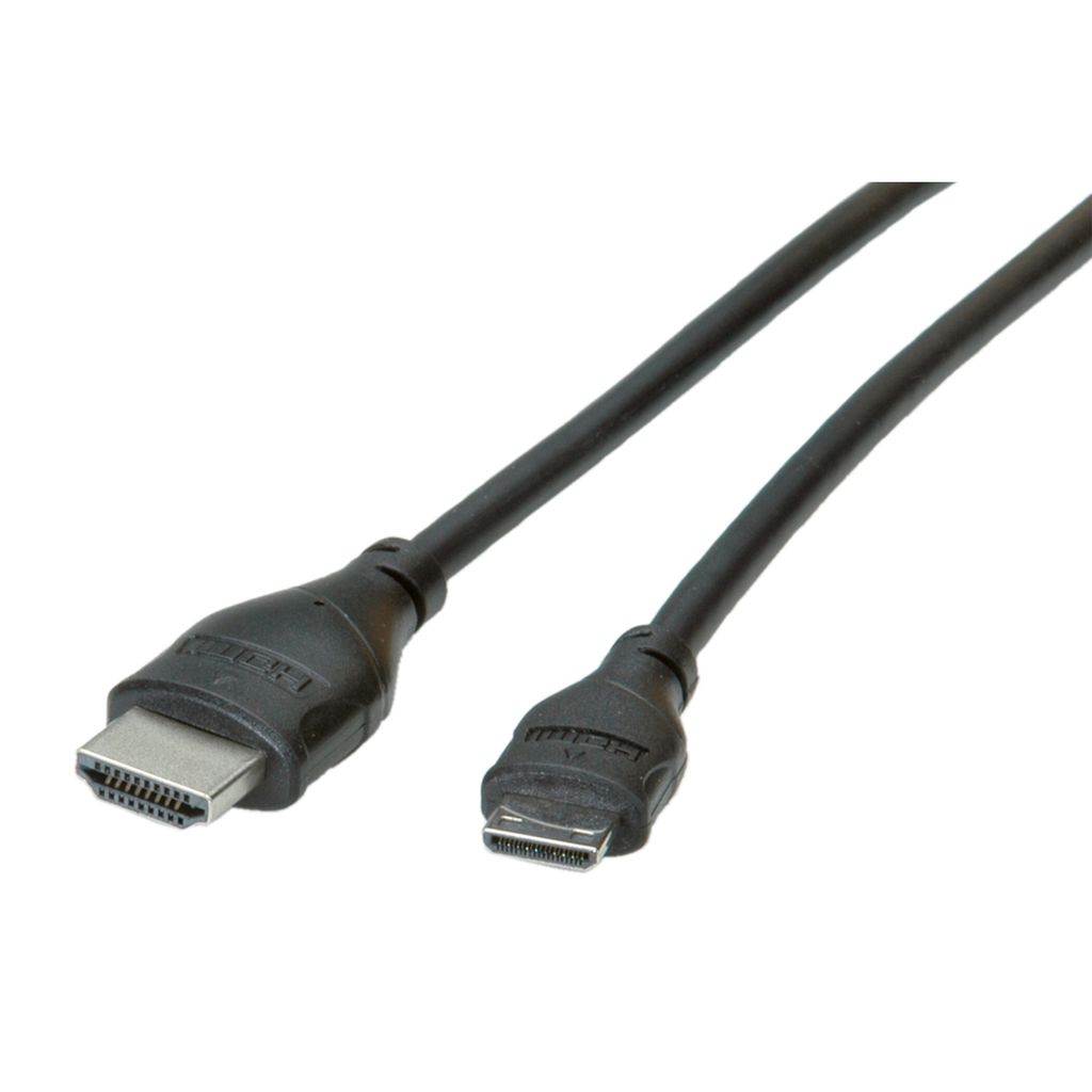 ROLINE High Speed HDMI kabel s Ethernetem, HDMI M - mini Obrázek produktu 