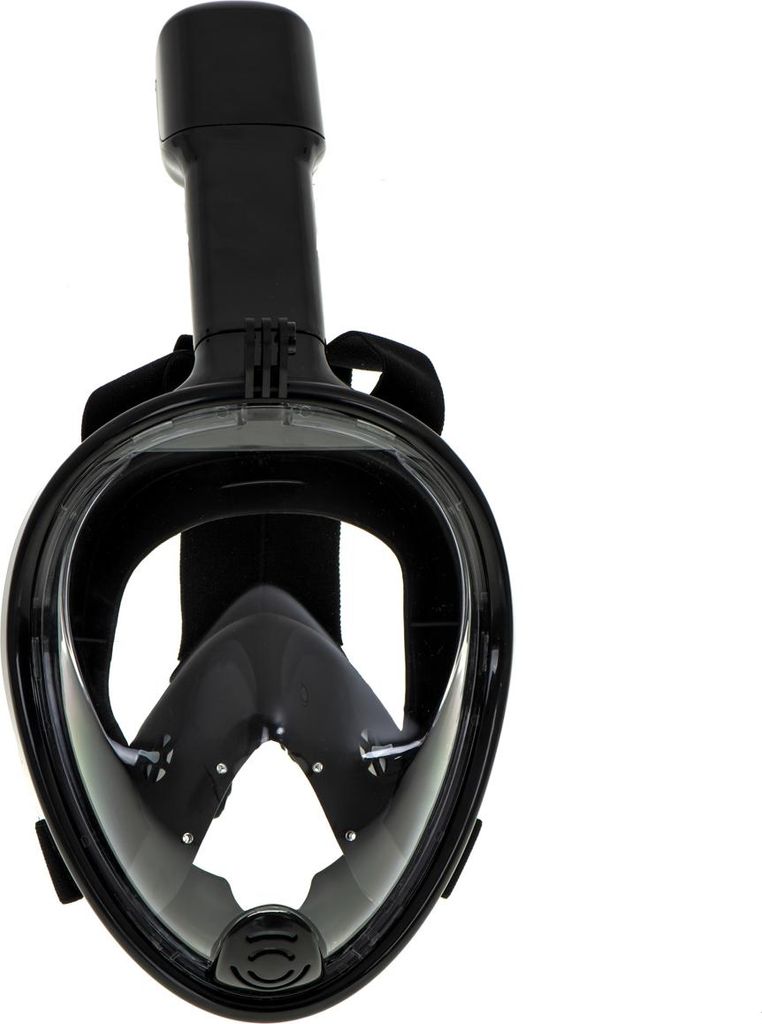 Vollfaltbare Schnorchelmaske L/XL Schwarz Produktbild 