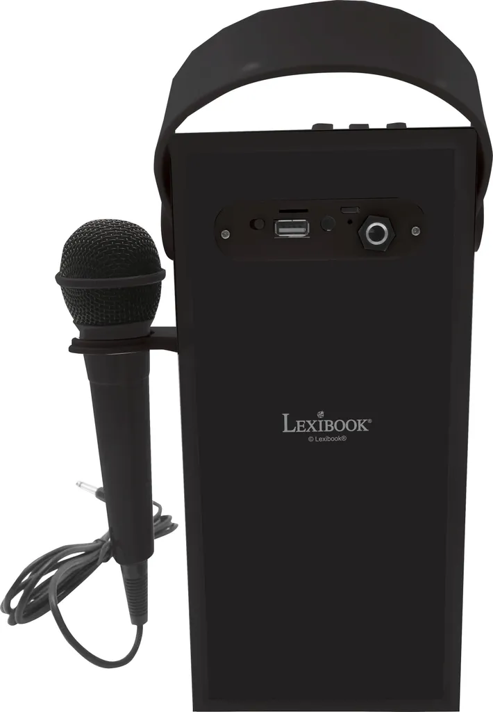 Système de Sonorisation Mobile iParty Lexibook Noir pour Fêtes et Chant