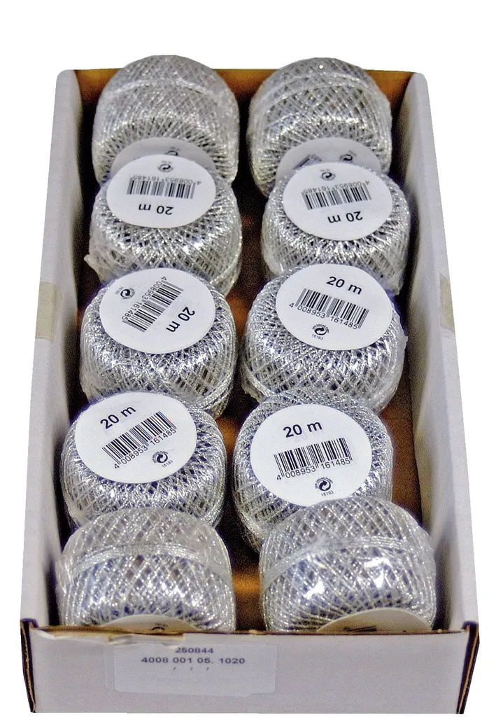 Cordonet argenté 1mm fil de suspension pour décoration arbre de Noël 20m