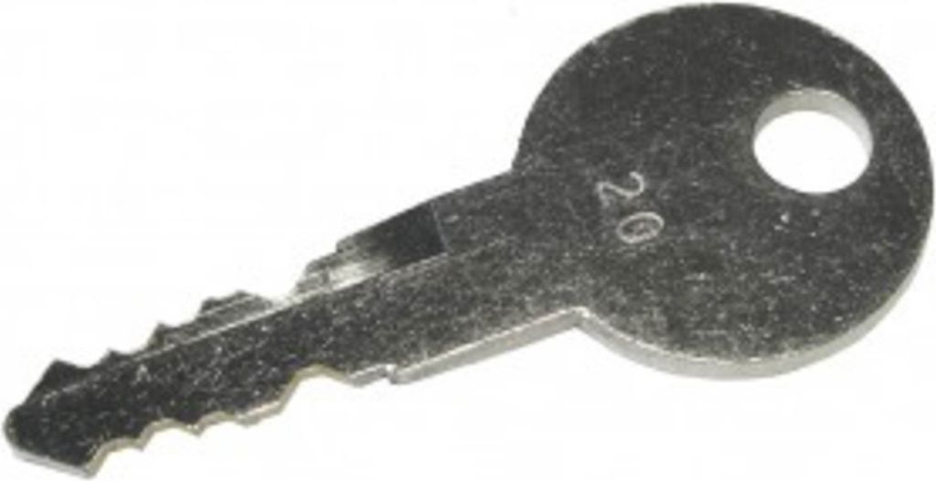 XLC Ersatzschlüssel Nr 16 für Heckträger Azura Xtra, silber Produktbild 